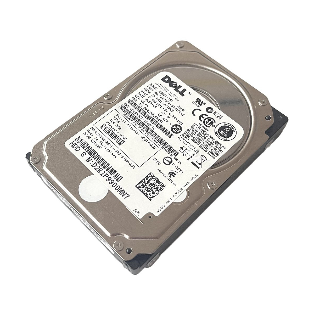 DYSK DELL FUJITSU 73GB SAS 10K 2,5 CA07068-B79100LE MBD2147RC 01DCWH