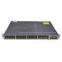 SWITCH CISCO WS-C3750X-48P-S 48x1GB PoE+ 2x10GB SFP+ 1xPSU 2xSFP USZY