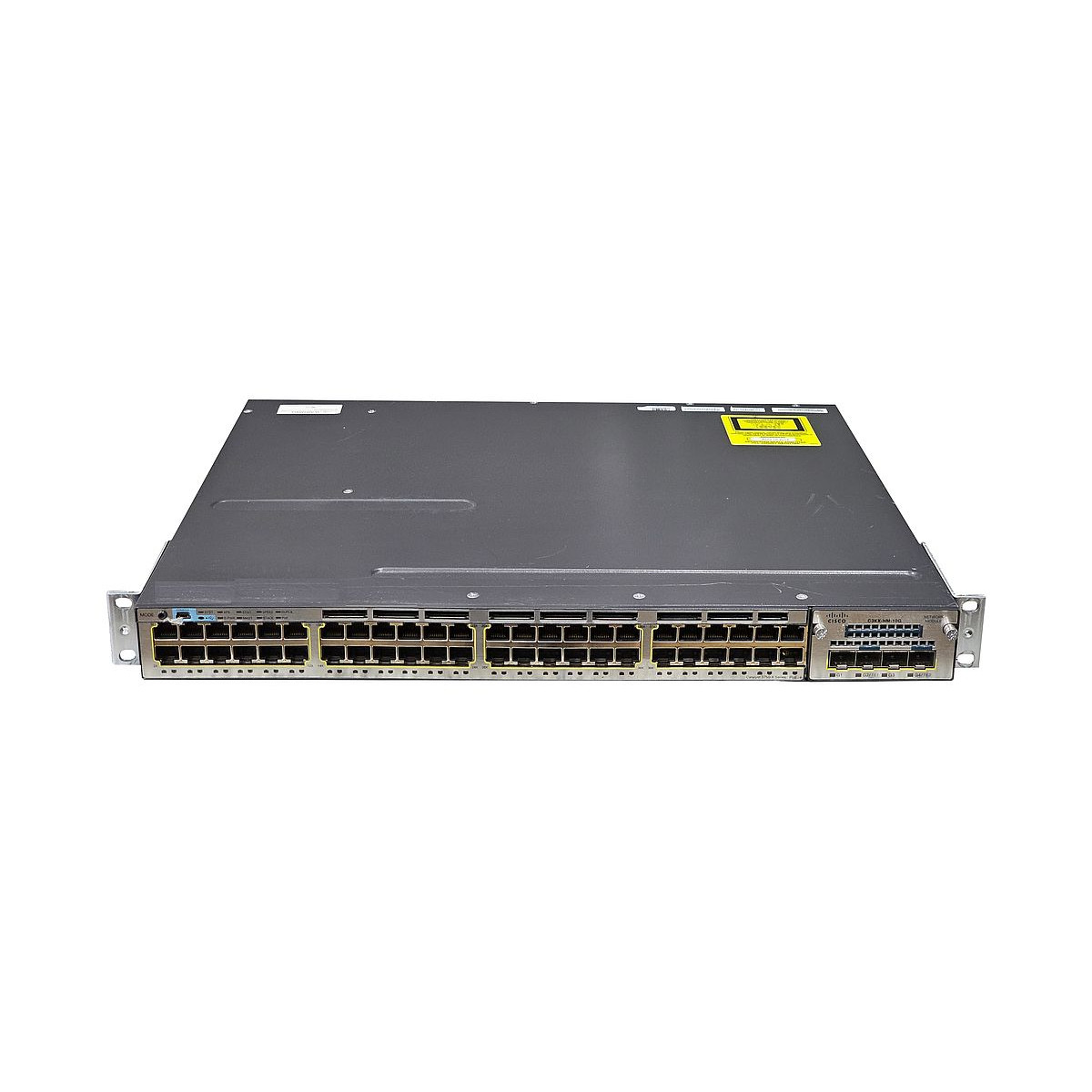SWITCH CISCO WS-C3750X-48P-S 48x1GB PoE+ 2x10GB SFP+ 1xPSU 2xSFP USZY