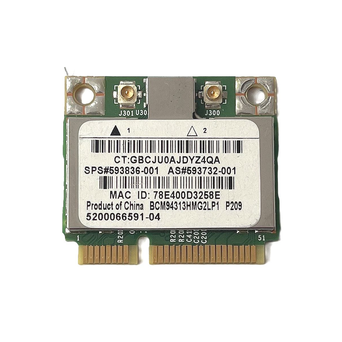 KARTA WiFi HP BROADCOM 4313AGN 2.4GHz BCM94313HMG2LP1 593836-001