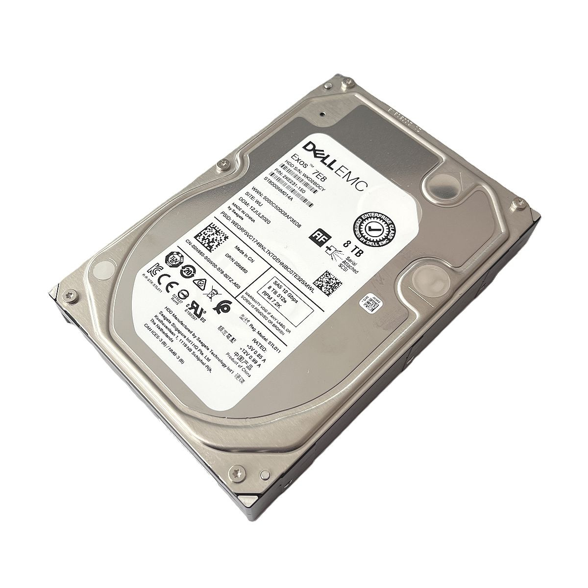 DYSK DELL EMC EXOS 7E8 SEAGATE 8TB SAS 12G 7.2K 3,5 2KE231-150 00N660