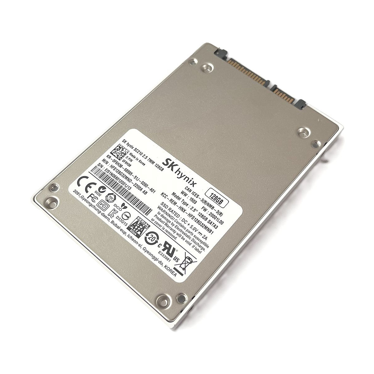DYSK DELL HYNIX SC210 128GB SSD SATA 6G 2,5 7MM HFS128G32MND-2200A 0F6H38