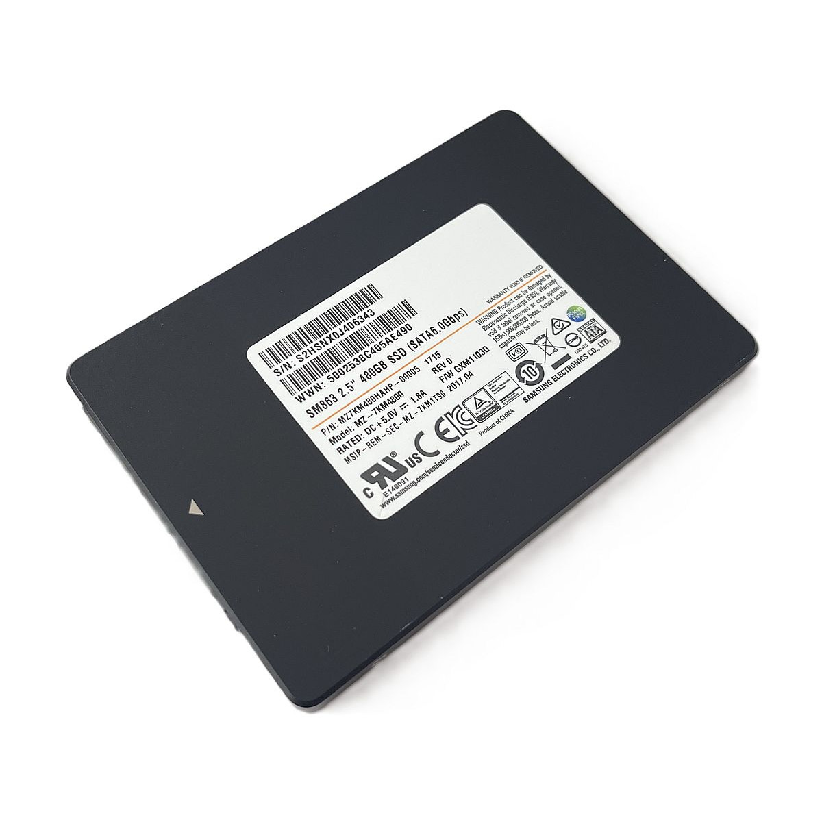 DYSK SAMSUNG SM863 480GB SSD SATA 6G 2,5 MLC MZ7KM480HAHP-0005 MZ-7KM4800