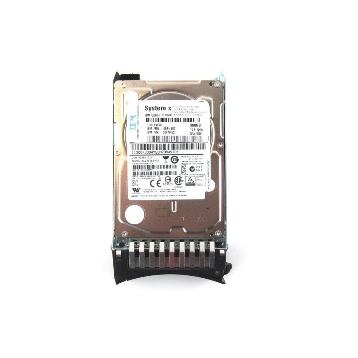 IBM LENOVO 300GB SAS 6G 15K 2,5 RAMKA 00FN460