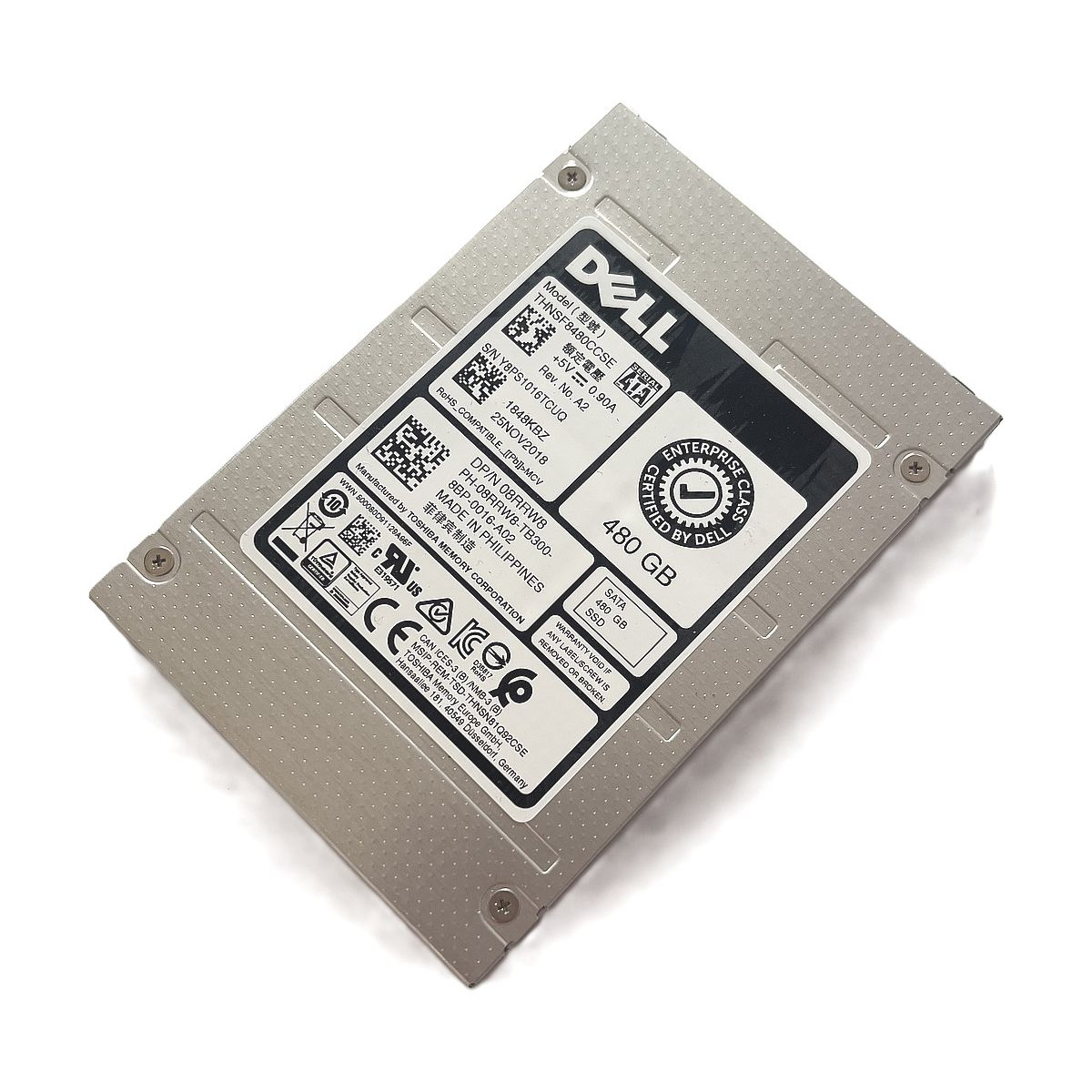 DYSK DELL TOSHIBA 480GB SSD SATA 6GB/S 2,5 THNSF8480CCSE 08RRW8