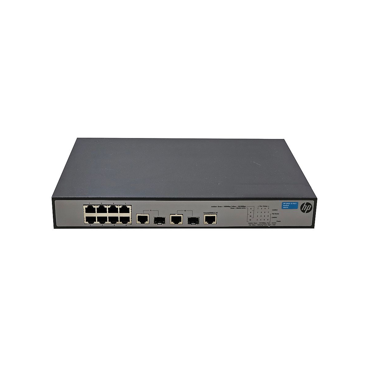 SWITCH HP 1910-8G-POE+ 8x10/100 POE+ 2xSFP 2xCOMBO 1GB VLAN JG537A