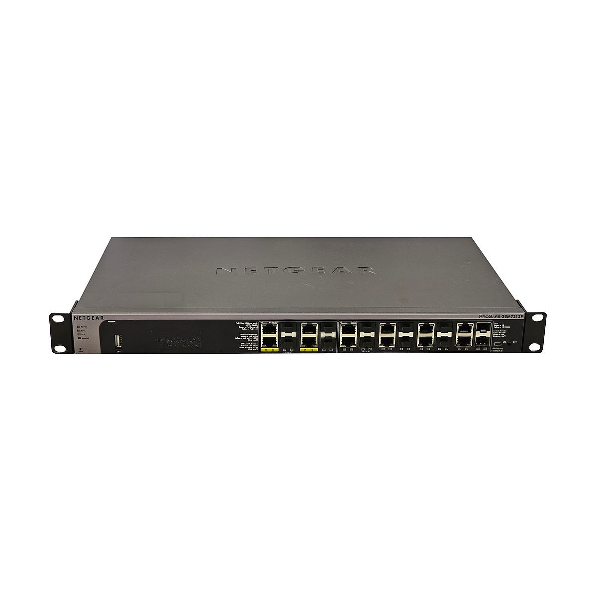 SWITCH NETGEAR GSM7212F 12x1GB 4xPoE+ 12xSFP L2 VLAN USZY