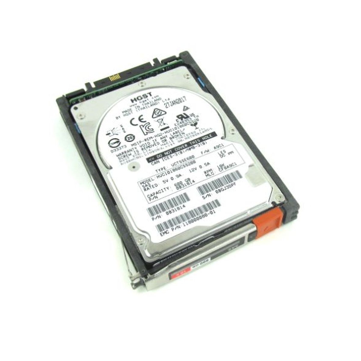 EMC HGST 600GB SAS 10K 12G 2.5 118000080-01