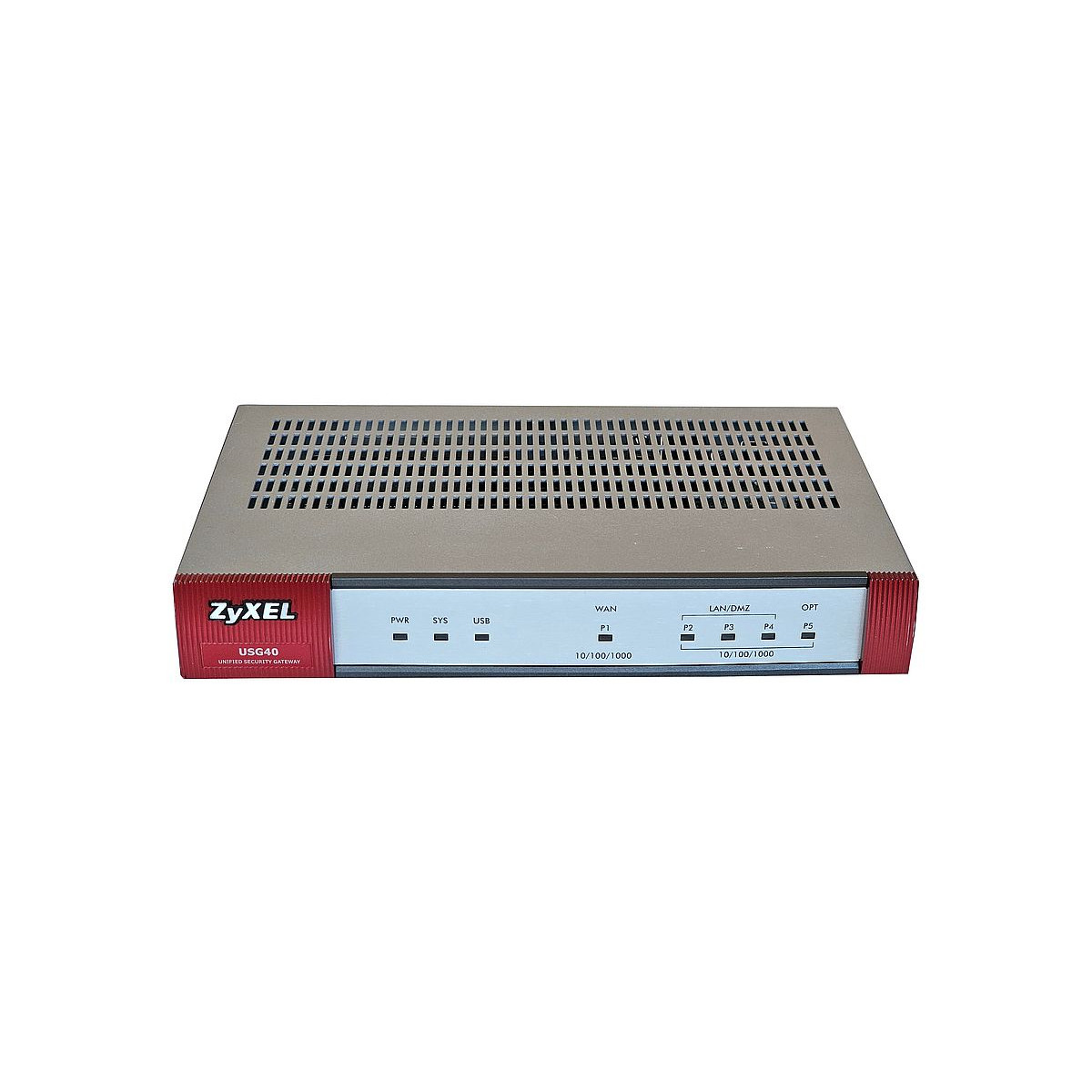 FIREWALL ZYXEL ZyWALL USG 40 3xLAN/DMZ 1xWAN 1xUSB 400Mbps VPN ZASILACZ