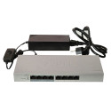 ZARZĄDZALNY SWITCH ZYXEL GS1200-8HP v2 8x1GB 4xPoE+ VLAN ZASILACZ