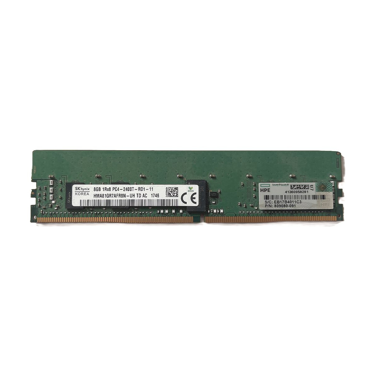 PAMIĘĆ HP HYNIX 8GB 1Rx8 PC4-2400T ECC REG HMA81GR7AFR8N-UH 809080-091