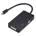 NOWY ADAPTER DIGITUS 1xMINI DISPLAYPORT NA 1xDVI 1xHDMI 1xVGA FULL HD 0.2M
