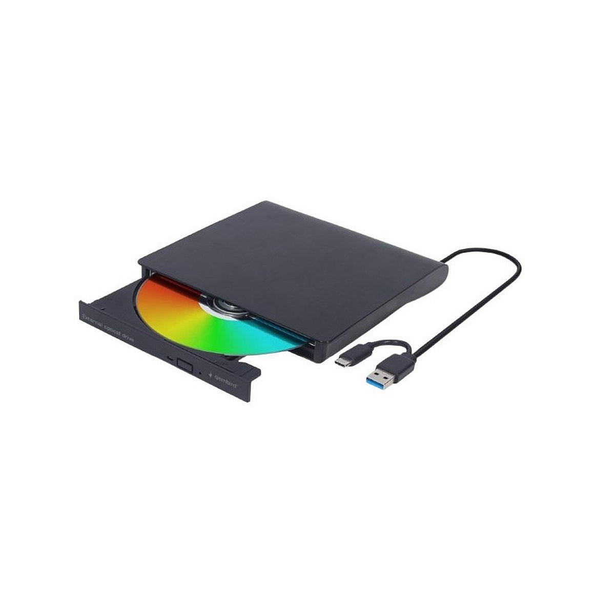 NOY ZEWNĘTRZNY NAPĘD OPTYCZNY GEMBIRD USB 2.0 DVD/CD DVD-USB-031