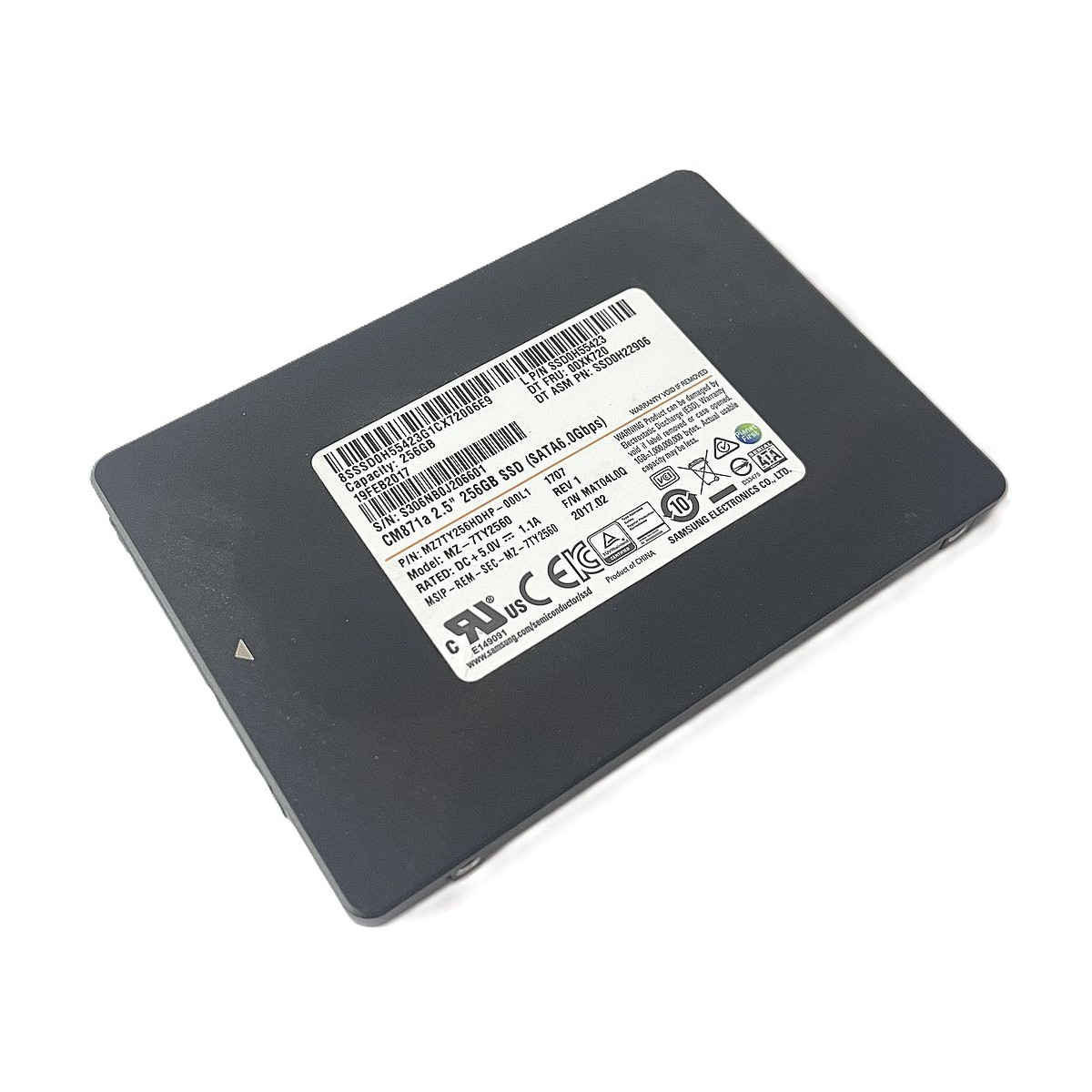 DYSK LENOVO SAMSUNG CMA871a 256GB SSD SATA III 6G 2,5 MZ-7TY2560 00XK720
