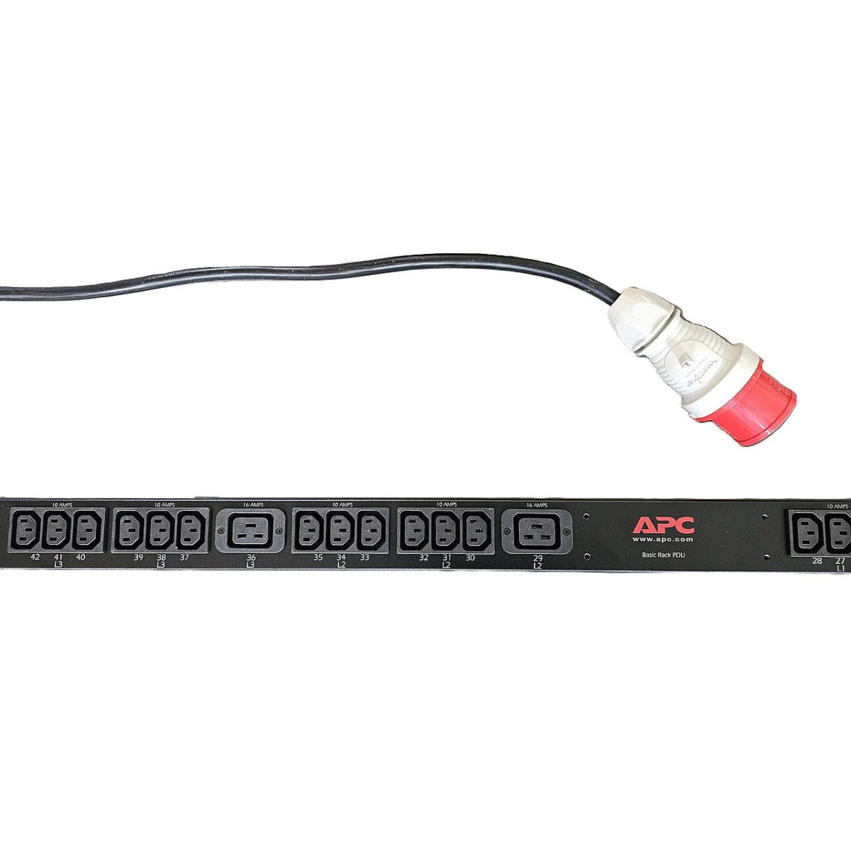 LISTWA PDU DO SZAFY RACK APC AP7557 36xC13 6xC19 16A 230V 1xSIŁA 5PIN