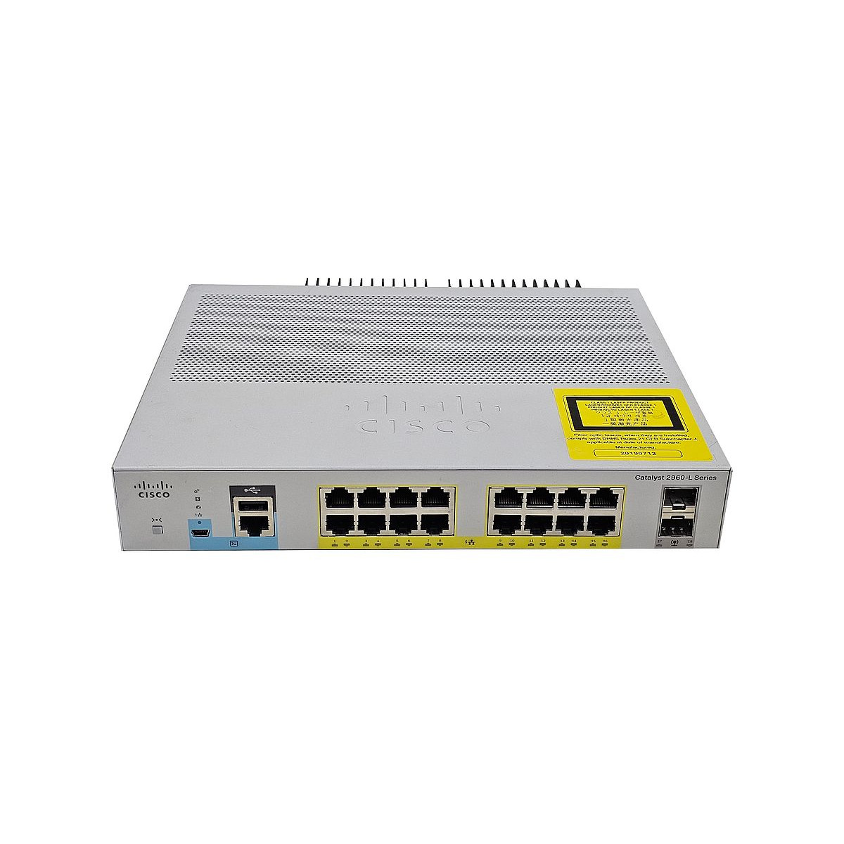 SWITCH CISCO WS-C2960L-16PS-LL 16x1GB PoE+ 2xSFP USB L2 VLAN