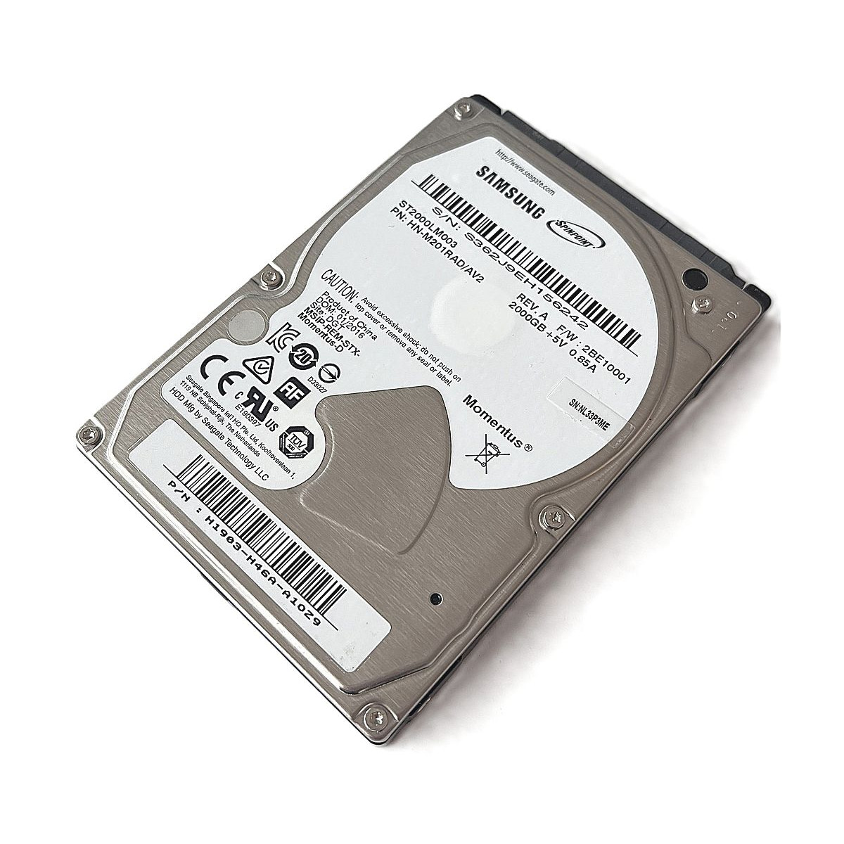 DYSK SAMSUNG SEAGATE 2TB SATA 6G 5.4K 2,5 ST2000LM003 HN-M201RAD
