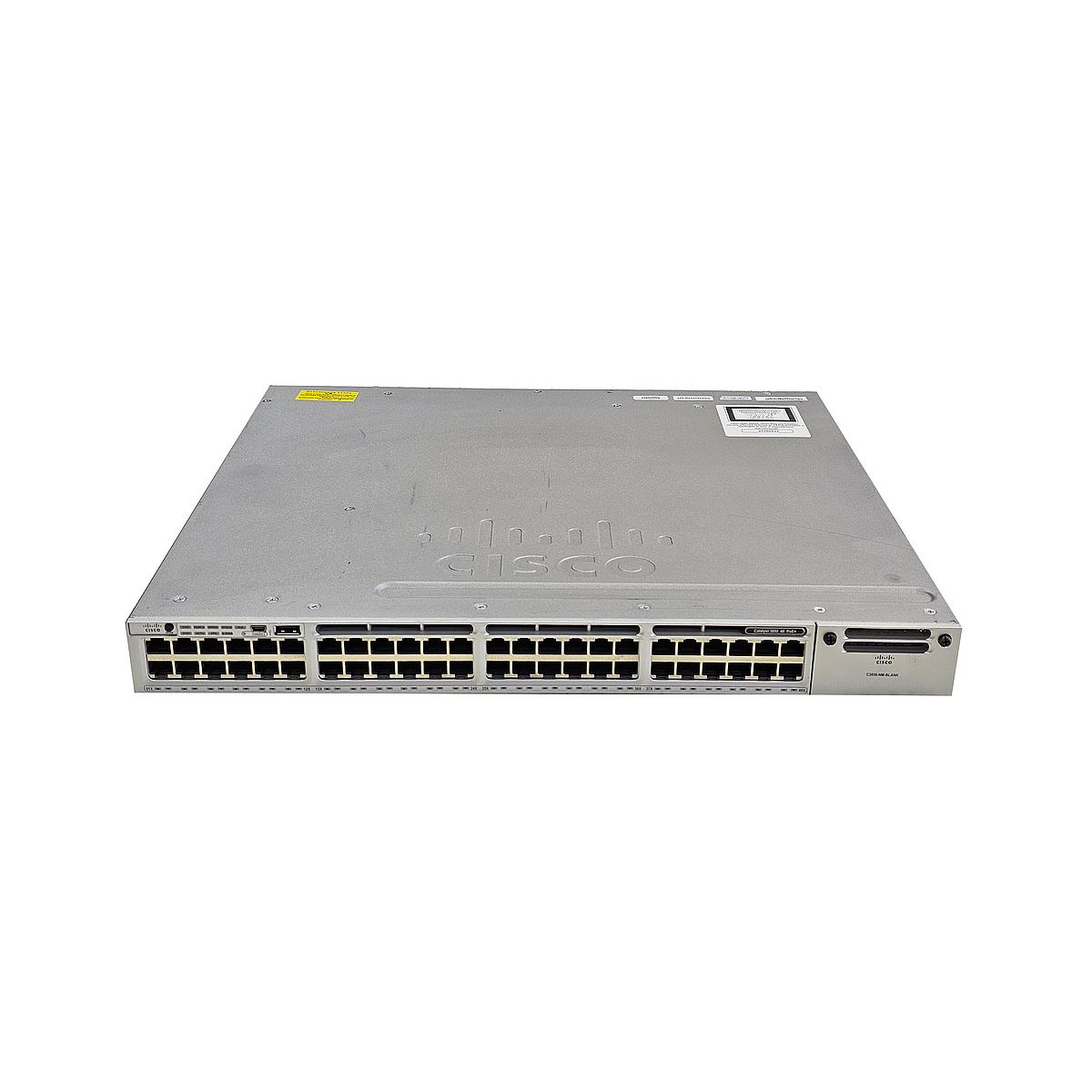 SWITCH CISCO WS-C3850-48P-E 48x1GB POE+ 1xUSB VLAN 1xPSU 715W