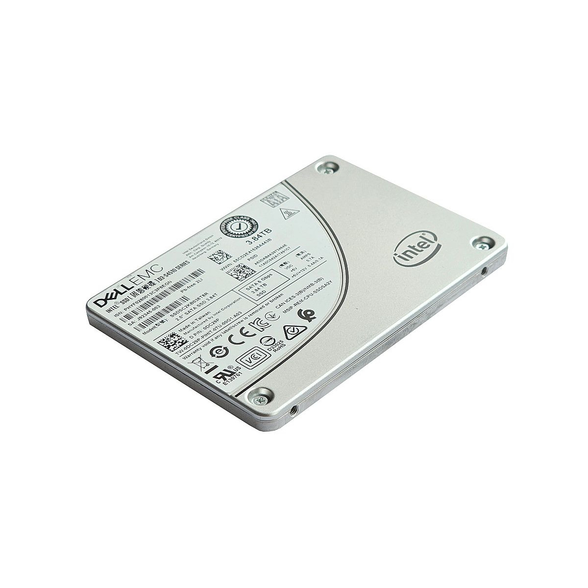DYSK DELL EMC INTEL D3-S4510 SERIES 3.84TB SSD SATA 6G 2,5' 0DC29P