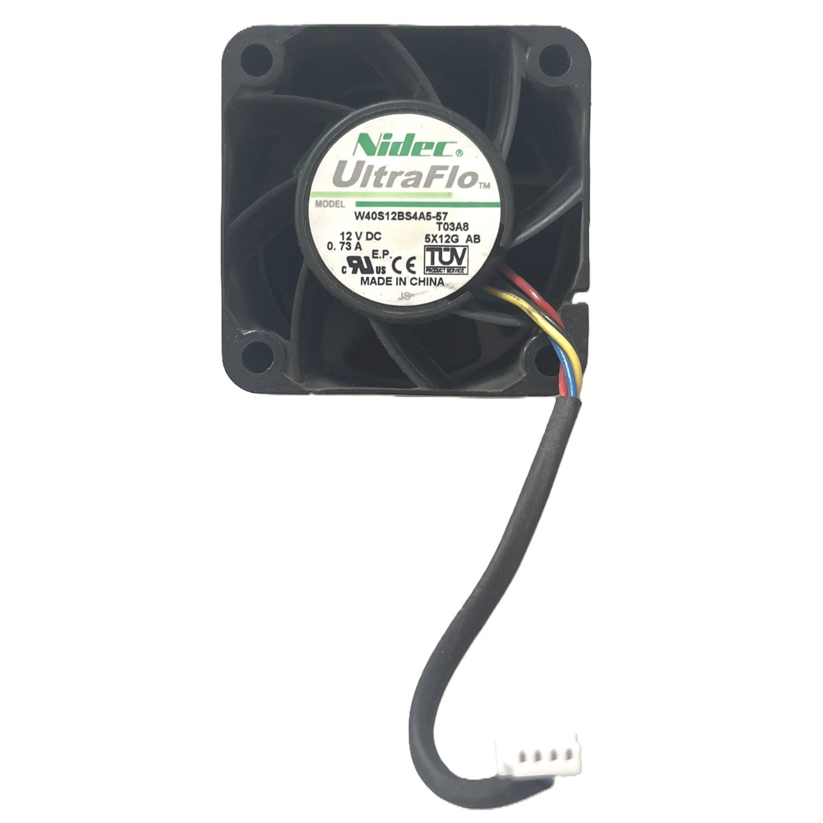 WENTYLATOR WIATRAK NIDEC RIVERBED RB100 40x40MM 4-PIN W40S12BS4A5-57