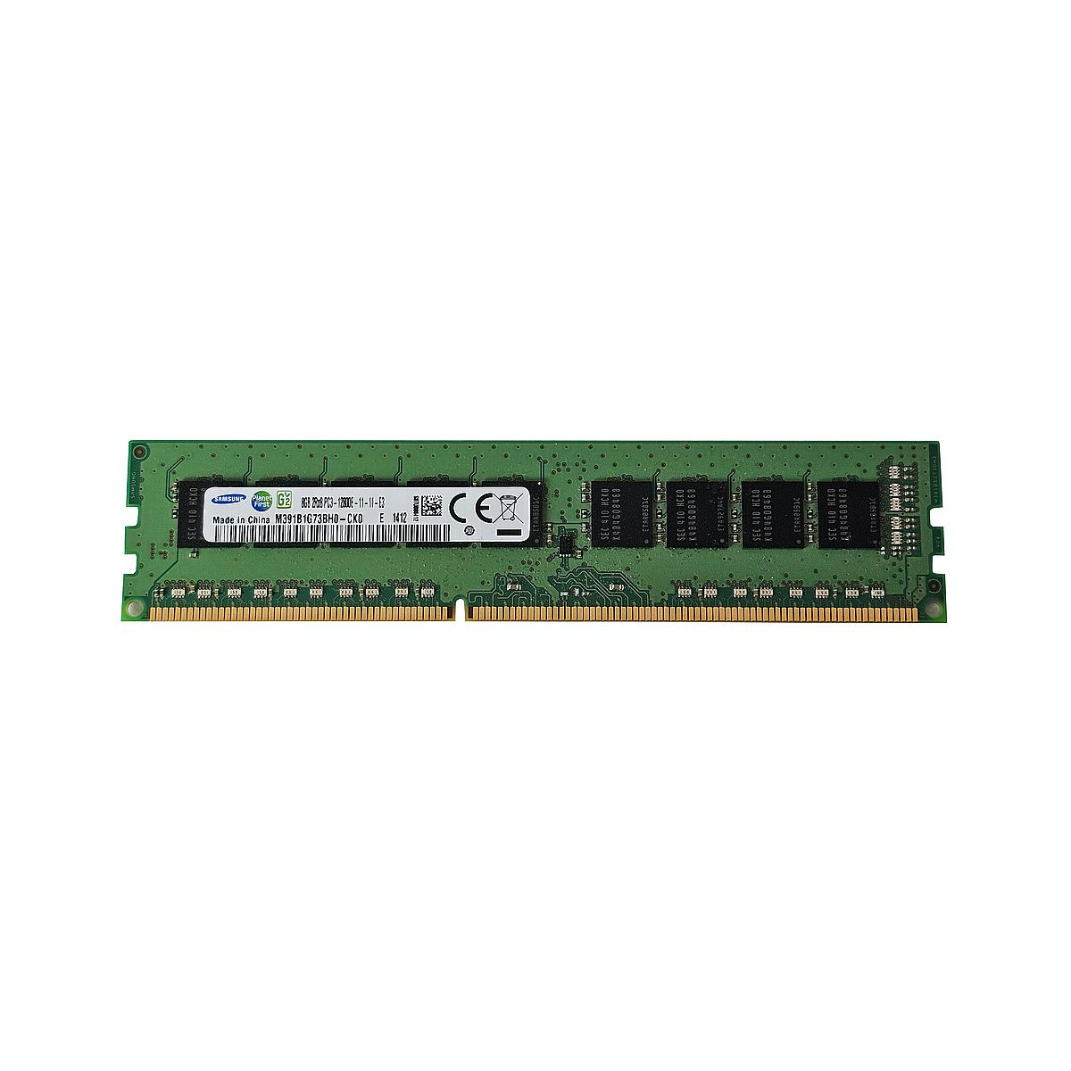 HP SAMSUNG 8GB 2Rx8 PC3-12800E ECC UDIMM M391B1G73BH0-CK0 669239-581
