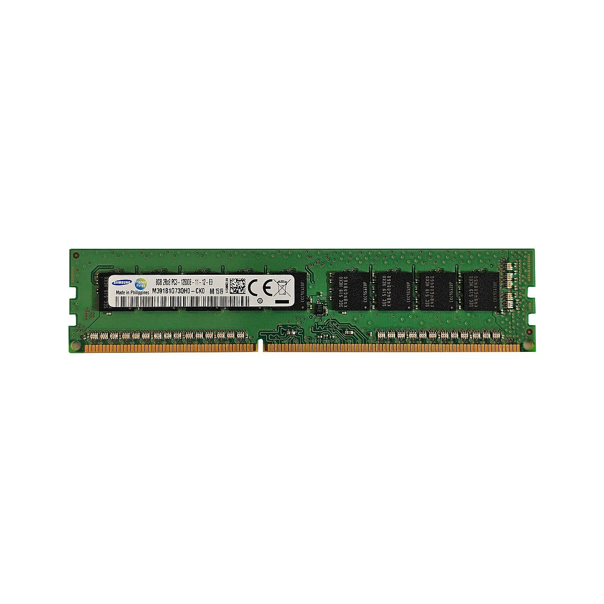 HP SAMSUNG 8GB 2Rx8 PC3-12800E ECC UDIMM M391B1G73QH0-CK0 669239-581