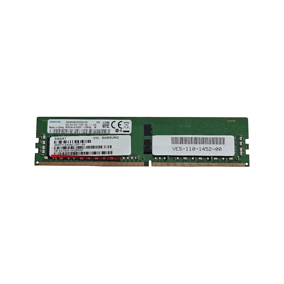 SAMSUNG 8GB 1Rx4 PC4-2133P ECC REG M393A1G40EB1-CPB0Q