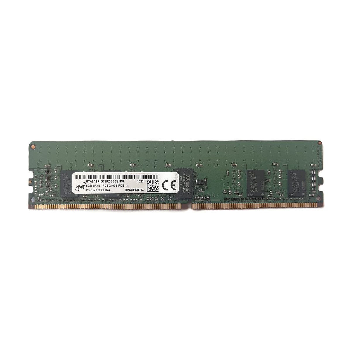 PAMIĘĆ RAM MICRON 8GB 1Rx8 PC4-2400T ECC REG MTA9ASF1G72PZ-2G3B1RG