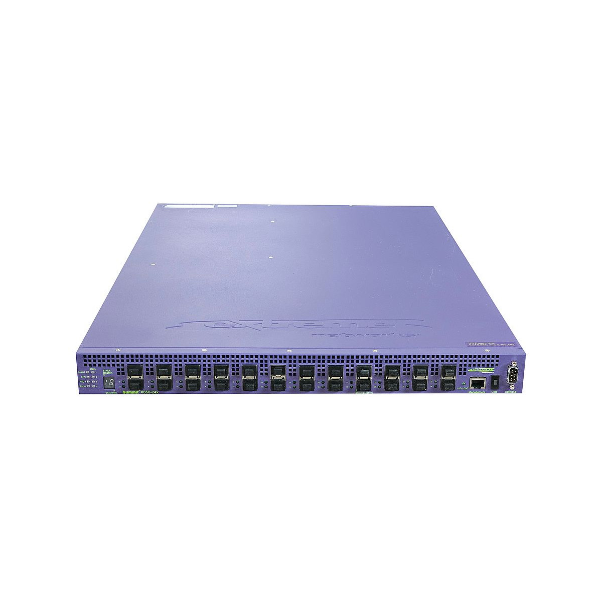 SWITCH EXTREME NETWORKS SUMMIT X650-24X 24x10GB SFP+ 4x1GB SFP 1xUSB VLAN