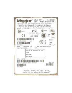 MAXTOR ATLAS 73GB SAS 3,5'' 10K 0G8763