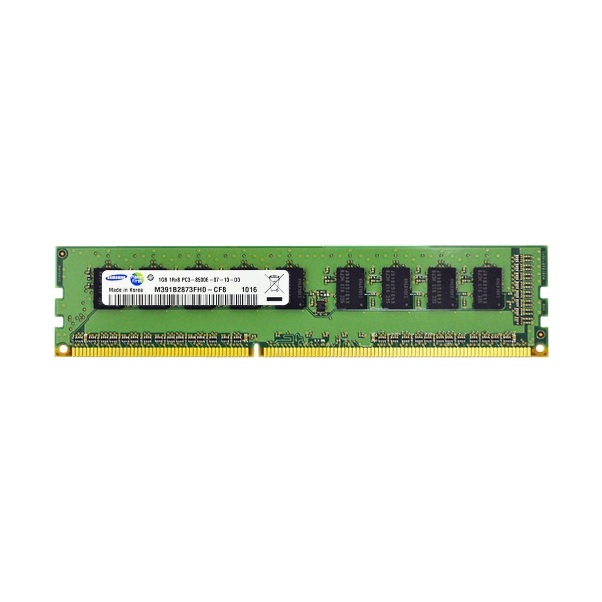 PAMIEC SAMSUNG 1GB 1Rx8 PC3-8500E M391B2873FH0-CF8