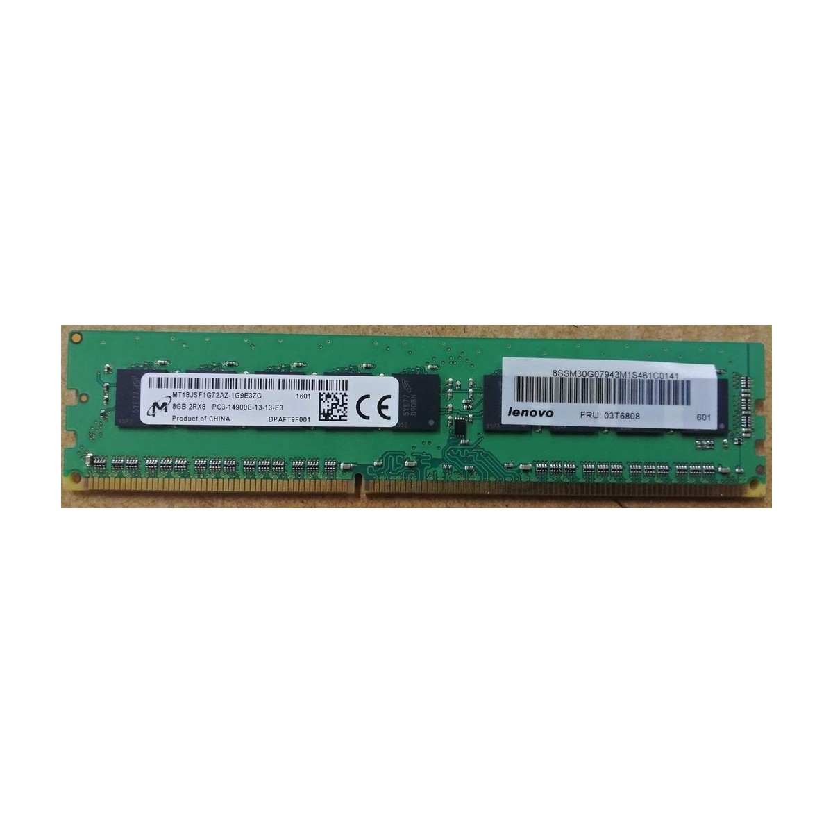 PAMIEC LENOVO 8GB 2Rx8 PC3-14900E ECC 03T6808