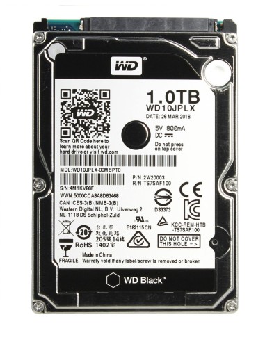DYSK WD BLACK WD10JPLX 1TB SATAIII 7.2K 2,5
