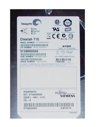 DYSK FUJITSU 300GB SAS 10K 3,5 S26361-H981-V100