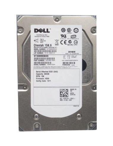 DELL CHEETAH 15K.6 300GB SAS 15K 3,5 0YP778