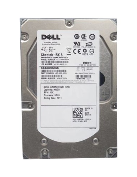 DELL CHEETAH 15K.6 300GB SAS 15K 3,5 0YP778