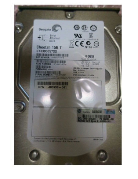 DYSK HP CHEETAH 15K.7 300GB SAS 3G 3,5 586592-001