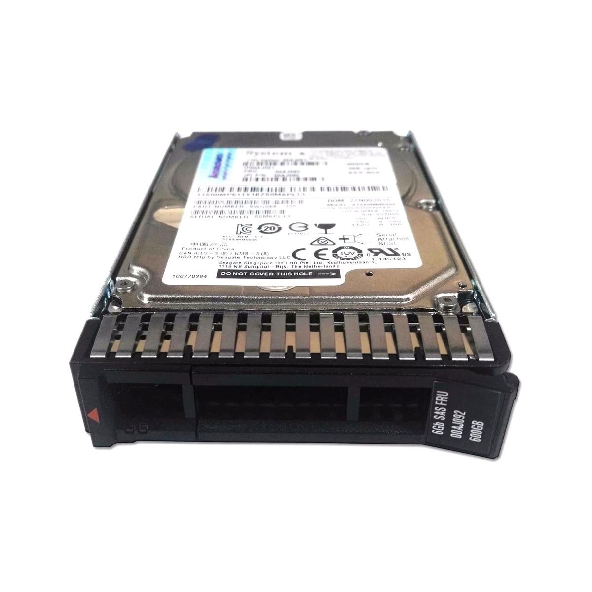 DYSK IBM 600GB SAS 10K 6G 2,5 RAMKA 00AJ092