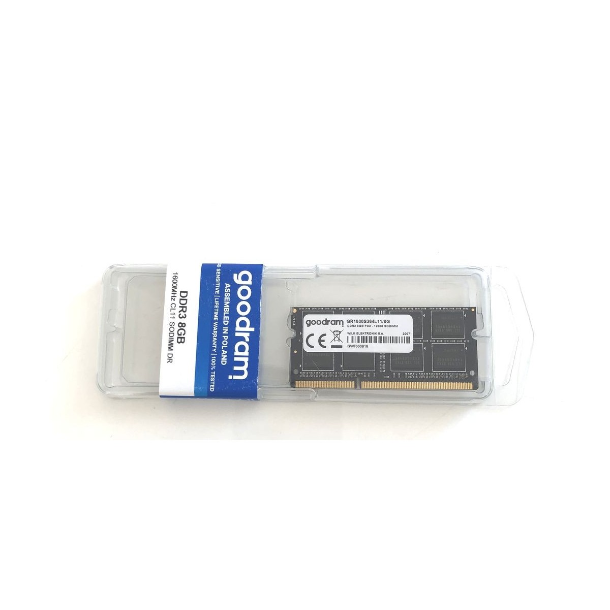 PAMIEC DDR3 GOODRAM SO-DIMM 8GB/1600MHz
