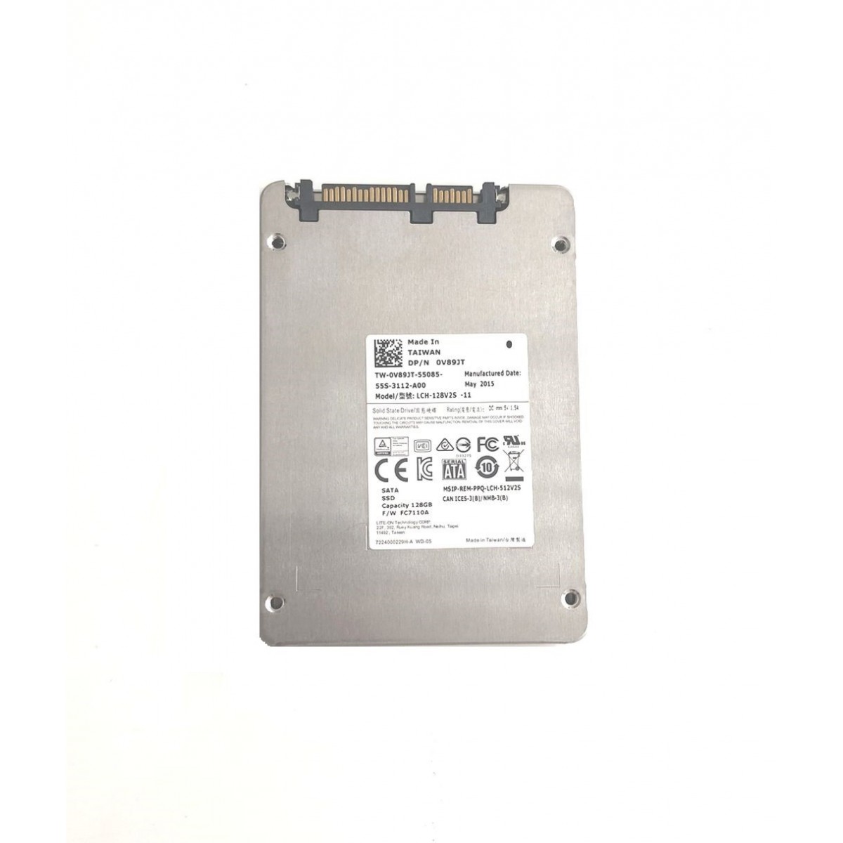 DYSK DELL LITE-ON 128GB SSD SATA III 6G 2,5 7MM LCH-128V2S-11 0V89JT