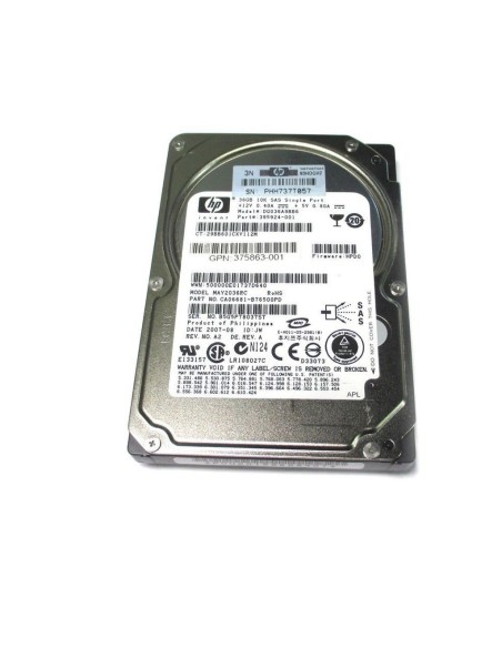 DYSK HP 36GB SAS 10K 3G 2,5 395924-001 375863-003