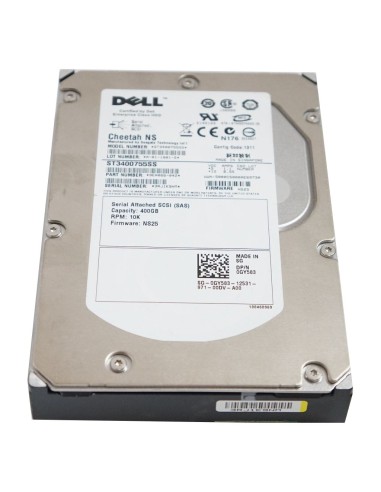 DYSK DELL SEAGATE CHEETAH NS 400GB SAS 3G 10K 3,5 9EA066-042 0GY583