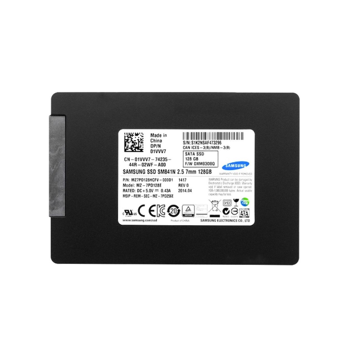 DYSK DELL SAMSUNG 128GB SSD SATA 6Gb 2,5 01VVV7 DYSK DELL SAMSUNG 128GB SSD SATA 6Gb 2,5 01VVV7