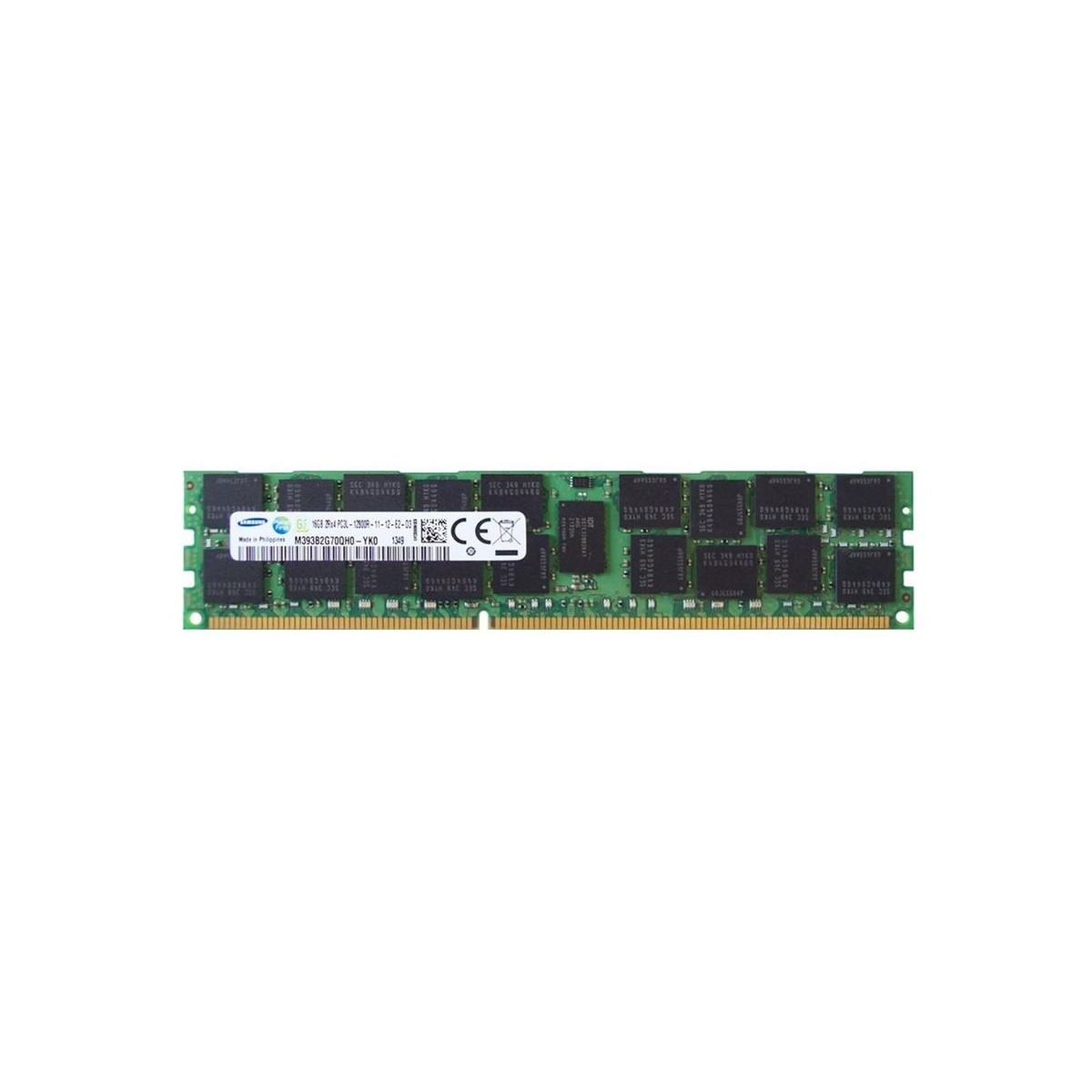 SAMSUNG 16GB 2Rx4 PC3L-12800R M393B2G70QH0-YK0