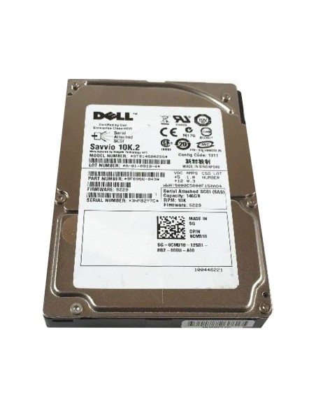 DYSK DELL 146GB SAS 10K 3G 16MB 2,5 0CM318