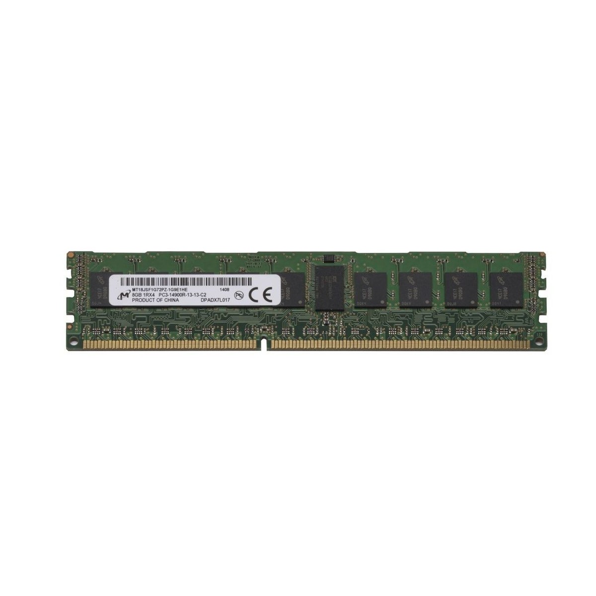 MICRON 8GB 1Rx4 PC3-14900R ECC REG MT18JSF1G72PZ