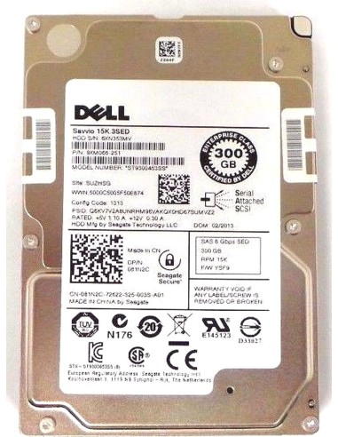 DELL SAVVIO 15K.3 SED 300GB 6G SAS 2,5 081N2C