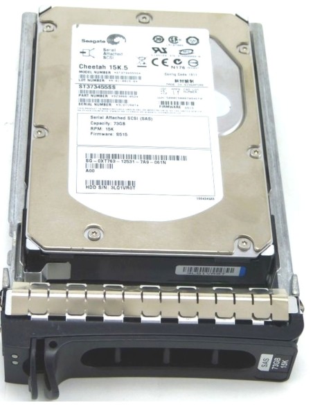 DYSK DELL 73GB 15K SAS 3,5" RAMKA XT763