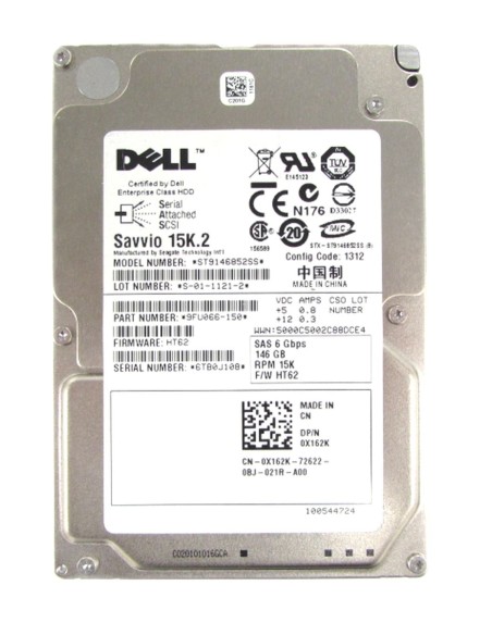 DELL SAVVIO 15K.2 146GB SAS 15K 6G 2,5 0X162K