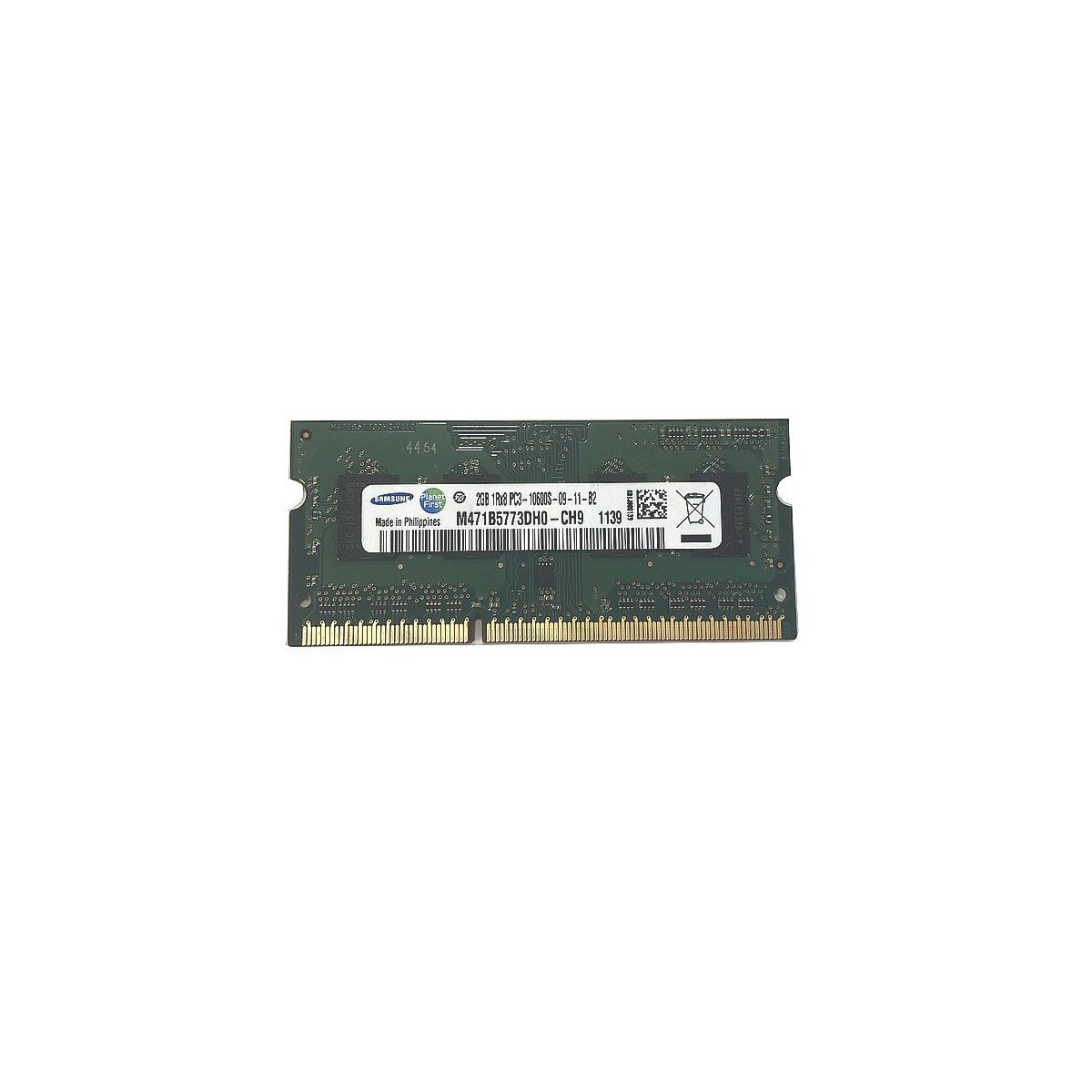SAMSUNG 2GB SODIMM PC3 -10600 M471B5773DH0-CH9